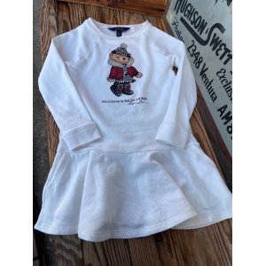 画像: RALPH LAUREN "POLO BEAR"  KIDS USED SWEAT DRESS