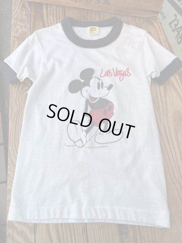 画像1: MICKEY MOUSE "MADE IN USA" KIDS VINTAGE T-SHIRTS