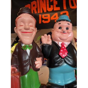 画像: LAUREL AND HARDY "LARRY HARMON PICTURES" 1972'S BANK FIGURE SET