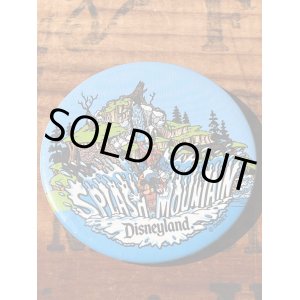 画像: DISNEYLAND "SPLASH MOUNTAIN" 1980'S PIN BACK BUTTON #1