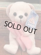 画像: SNUGGLE BEAR WITH PINK BLANKET D.STOCK BEAN DOLL 