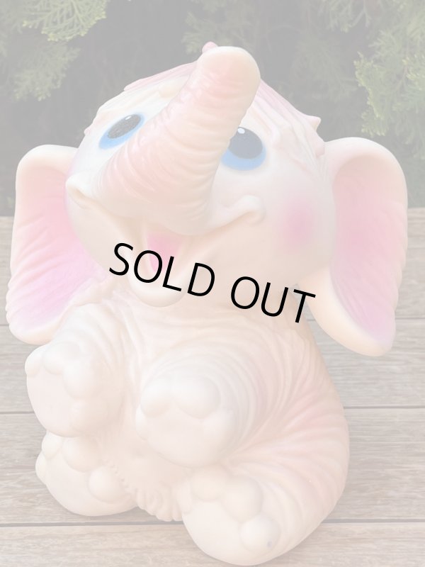 画像1: PINK ELEPHANT 1960'S SQUEAKY DOLL