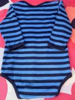 画像2: MARIMEKKO "BLUE×NAVY" BABY USED BODYSUIT