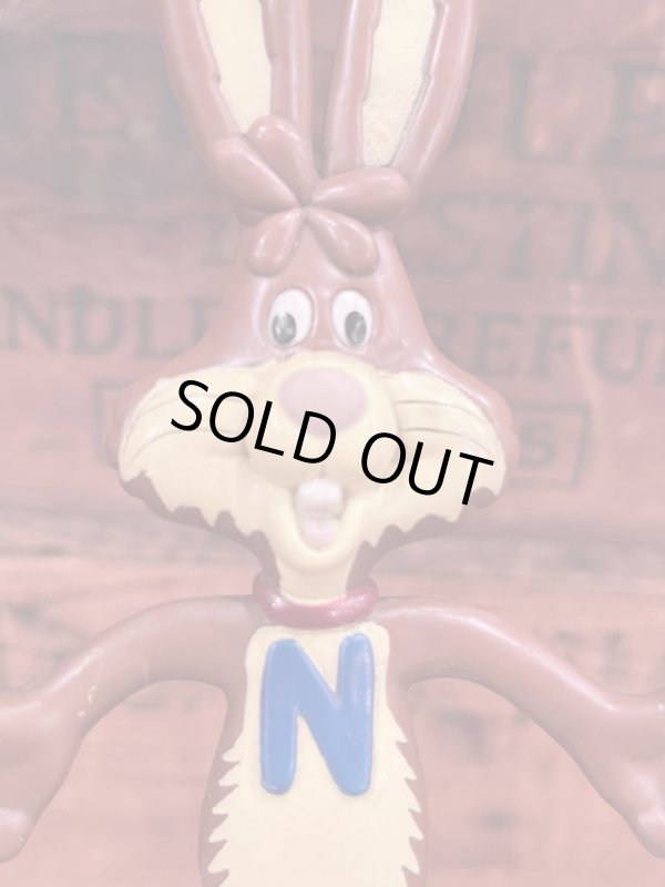 画像1: NESTLE 1990'S QUIK BUNNY BENDABLE FIGURE