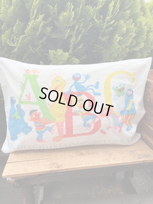 画像3: SESAME STREET "ABC" VINTAGE PILLOW CASE