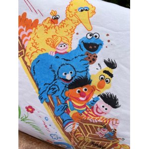 画像: SESAME STREET "ROLLER COASTER" VINTAGE PILLOW CASE