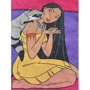 画像: POCAHONTAS "MADE IN USA" VINTAGE PILLOW CASE
