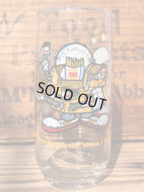 画像1: BURGER KING "WIZARD IF FRIES" 1970'S COLLECTORS SERIES GLASS