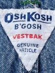 画像6: OSHKOSH "MADE IN USA" KIDS VINTAGE OVERALL 