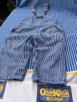 画像3: OSHKOSH "MADE IN USA" KIDS VINTAGE HICKORY OVERALL 