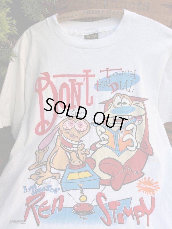画像1: THE REN & STIMPY SHOW " MADE IN USA" D.STOCK T-SHIRTS #3
