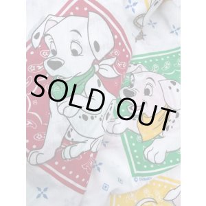 画像: 101 DALMATIANS "MADE IN USA" VINTAGE TWIN FLAT SHEETS