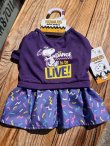 画像1: PEANUTS "TO DACE🎉TO LIVE" DOG DRESS