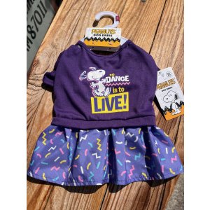 画像: PEANUTS "TO DACE🎉TO LIVE" DOG DRESS