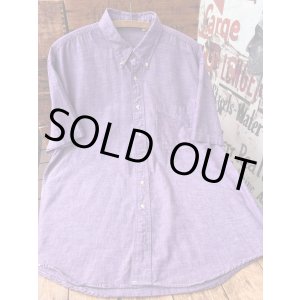 画像: L.L.BEAN "MADE IN USA" 1990'S  CHAMBRAY B.D.SHIRTS