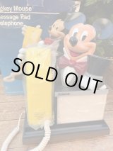 画像: MICKEY MOUSE "MESSAGE PAD" 1980'S D.STOCK TELEPHONE 