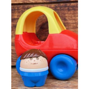 画像: LITTLE TIKES "YELLOW ROOF" RED CAR ＋ TOTS SET