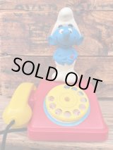 画像: SMURF 1980'S TELEPHONE FIGURE