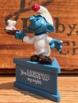 画像2: SMURF ”YOU LIGHT UP MY NIGHT" 1970'S PVC MESSAGE DOLL