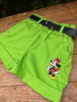画像1: MINNIE MOUSE KIDS D.STOCK SHORTS ＋ BELT SET