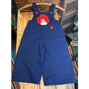 画像: RAGGEDY ANN "I LOVE YOU"  KIDS VINTAGE OVERALL