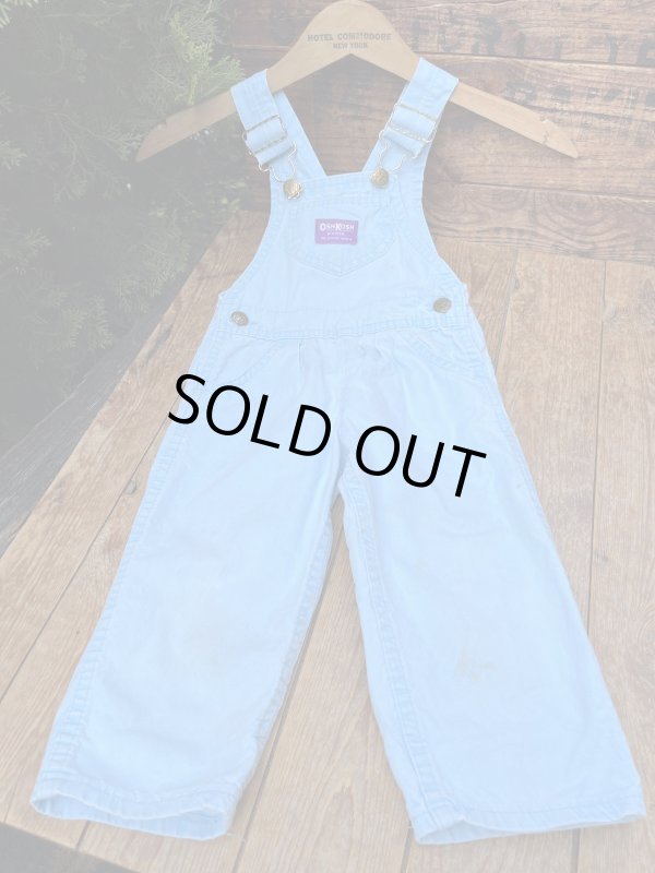 画像1: OSHKOSH "MADE IN USA" KIDS VINTAGE OVERALL 