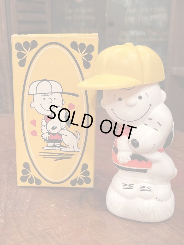 画像1: SNOOPY♥CHARLIE BROWN 1970'S AVON SHAMPOO BOTTLE FIGURE