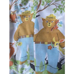 画像: SMOKEY THE BEAR VINTAGE  FLAT SHEETS 