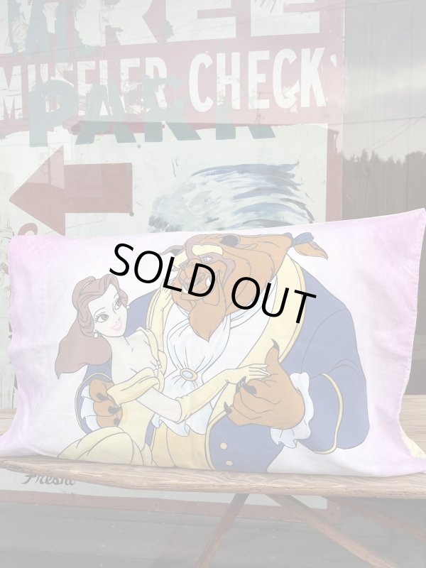 画像2: BEAUTY AND TEH BEAST VINTAGE PILLOW CASE
