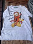 画像1:  GARFIELD & ODIE "FINNISH" KIDS 1990'S T-SHIRTS 