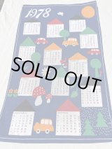 画像: FINNISH DESIGN 1978'S WALL HANGING CALENDER FABRIC
