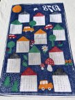 画像2: FINNISH DESIGN 1978'S WALL HANGING CALENDER FABRIC