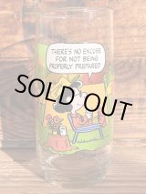 画像: SNOOPY 1980'S "NO EXCUSE,NO PREPARED" CAMP SNOOPY COLLECTION GLASS #1