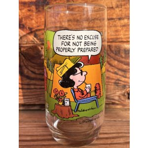 画像: SNOOPY 1980'S "NO EXCUSE,NO PREPARED" CAMP SNOOPY COLLECTION GLASS #3