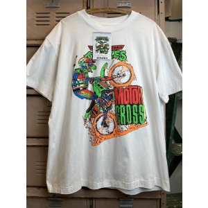 画像: TURTLES ”MOTOR CROSS🍕MADE IN USA" D.STOCK T-SHIRTS 