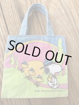 画像: SNOOPY  "BUTTERFLY ORIGINAL" 1970-80'S MINI TOTE BAG 