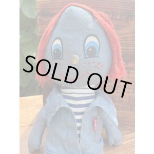 画像: LEVI'S "BIG E" 1970'S RED HAIR”16" DENIM RAG DOLL