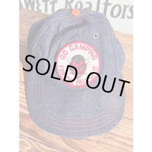 画像: GO CAMPING FOR HELL🔥 DENIM CAP