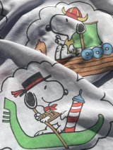 画像: PEANUTS "DREAMIN' WORLD TOUR" VINTAGE FITTED SHEETS