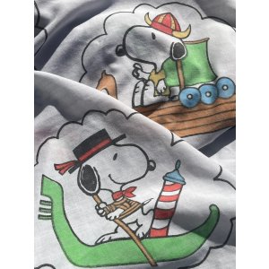 画像: PEANUTS "DREAMIN' WORLD TOUR" VINTAGE FITTED SHEETS