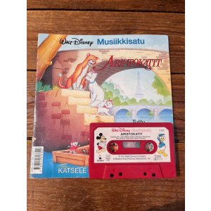 画像: DISNEY "ARISTOKATIT" 1990'S FINNISH READING BOOK ＋ CASSETTE TAPE