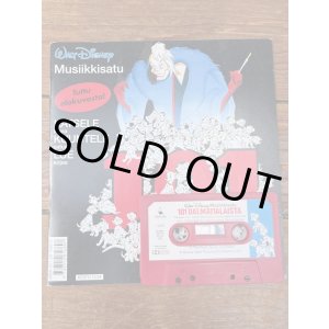 画像: DISNEY "101 DALMATIALAISTA" 1990'S FINNISH READING BOOK ＋ CASSETTE TAPE