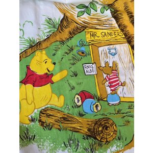 画像: WINNIE THE POOH "MADE IN USA" VINTAGE CURTAIN FABRIC