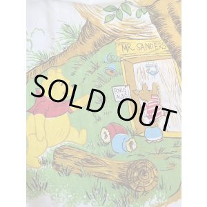画像: WINNIE THE POOH "MADE IN USA" VINTAGE CURTAIN FABRIC