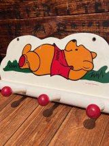 画像: WINNIE THE POOH 1970'S WALL HANGER RACK #3