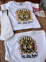画像: PITTSBURGH PIRATES🏟 KIDS D.STOCK TEE＋PANTS＋SOCKS 3PIECE SET