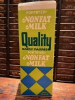 画像4: QUALITY DAIRY FARMS 1970'S NONFAT MILK PAPER PACK 