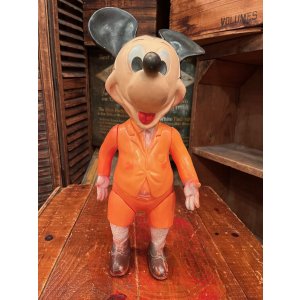画像: MICKEY MOUSE "MADE IN ITALY" 1950'S POSEABLE FIGURE