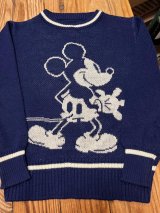 画像: MICKEY MOUSE KIDS VINTAGE JACQUARD SWEATER 