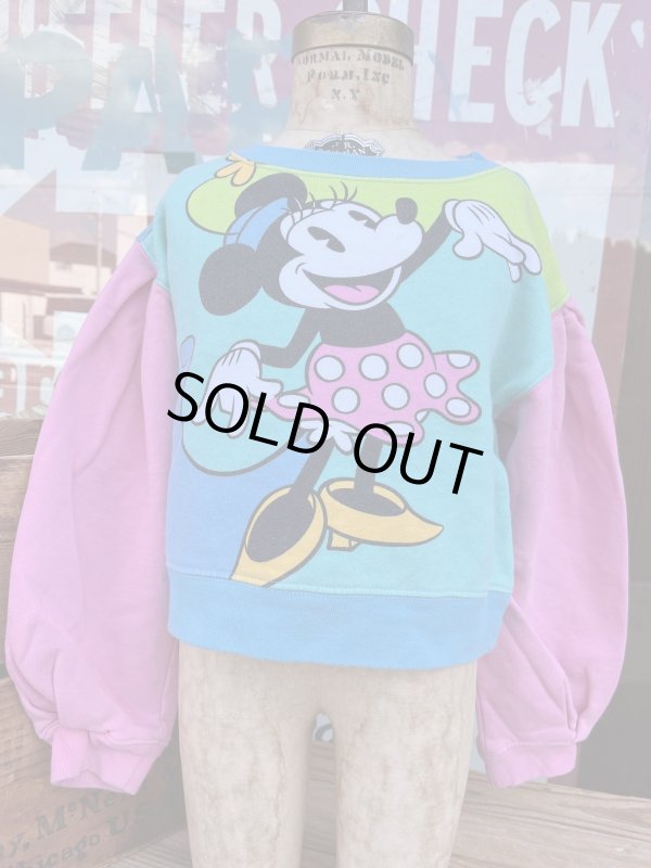 画像8: MINNIE MOUSE "MULTI COLOR🎪" KIDS USED SWEAT SHIRTS 
